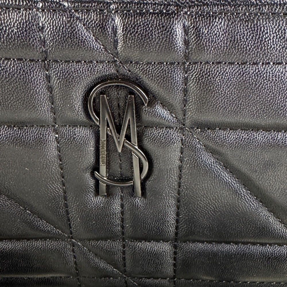 Steve Madden Black Quilted Belt Bag - Picture 3 of 11